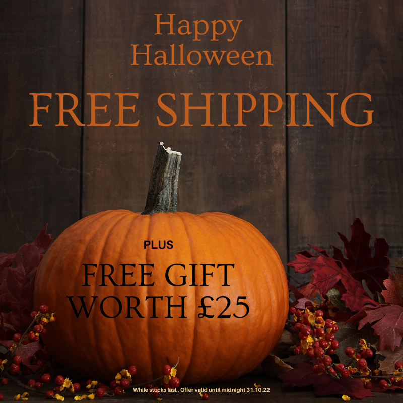 🎃 HAPPY HALLOWEEN🎃
FREE SHIPPING &amp; FREE Pumpkin Gift worth £25 with every full price purchase. 🎃 

Ends midnight tonight 

billskinnerstudio.com