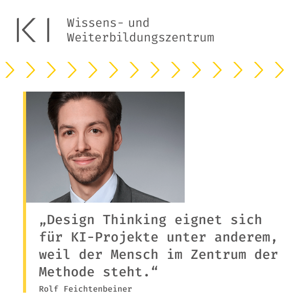 Land_der_Ideen's tweet photo. Rolf Feichtenbeiner ist Resaercher am @DFKI und zeigt in seinem Beitrag, wie man mit #DesignThinking Beschäftigte bei der Einführung von neuen #KI-Technologien im Unternehmen von Anfang an mit ins Boot holt: https://t.co/vWOCvpjPgv @BMAS_Bund @ddn_netzwerk #KIWW https://t.co/ywrTGQpRJy