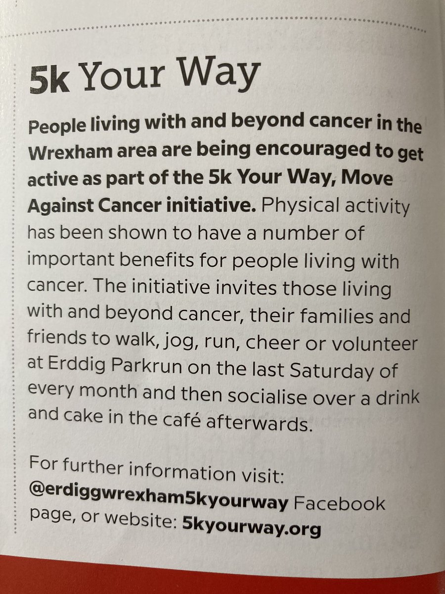 erddig5kyourway's tweet image. Thank you @EssentialsMAG1 for featuring our wonderful group 🙏

We would love to see some readers joining us at 0845 on Saturday 26th November @erddigparkrun, to walk, cheer, volunteer or jog/run then meet for a coffee afterwards ☺️