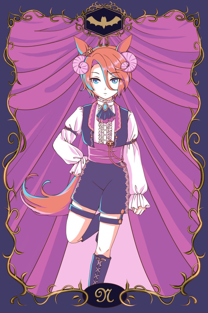 「今月描いた絵が0枚なので去年描いたハロウィンBNWHappy Halloween」|りるるん。のイラスト