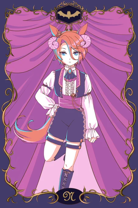 今月描いた絵が0枚なので去年描いたハロウィンBNWHappy Halloween 