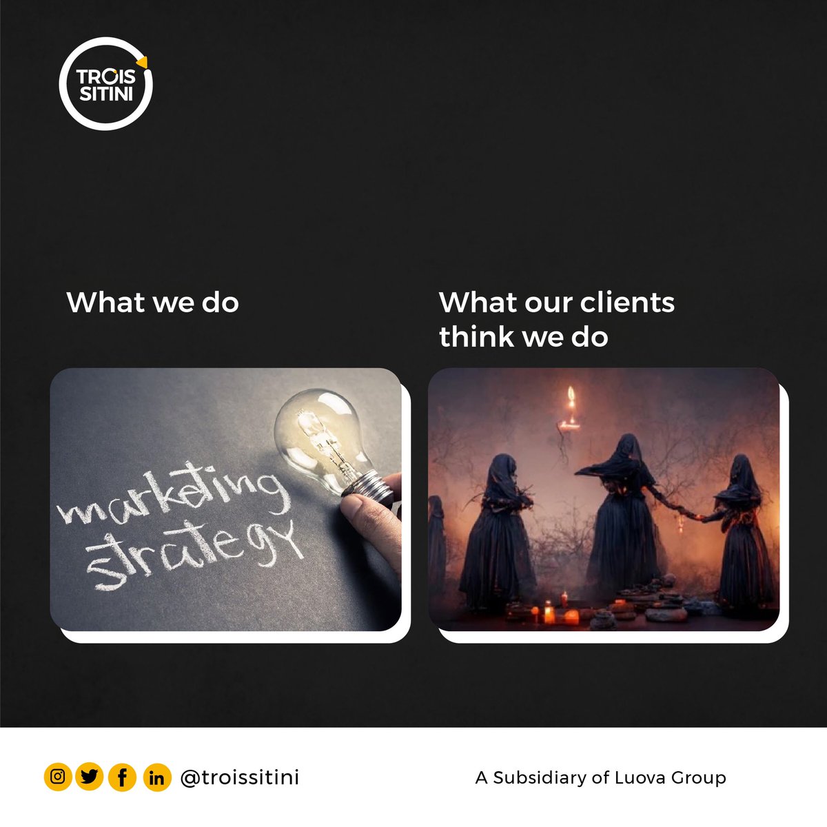 trois_sitini's tweet photo. Reply as an account manager.

We’re open and ready to take your order. Keep the brief coming in🤝

#troissitini #marketingagency https://t.co/UlFeR4hzRO