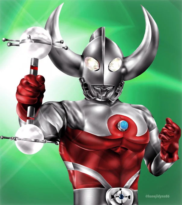 #今月描いた絵を晒そう 晒します。10月の新規イラストは、ウルトラセブン!ULTRASEVEN X!ウルトラの父!デッカーダイナミックタイプ! 
