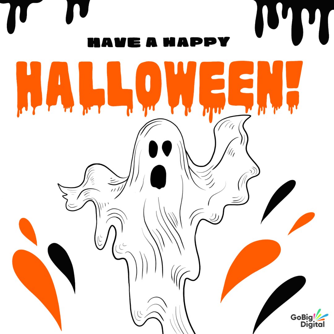 Happy Halloween from GoBig Digital 🎃👻

#Halloween #HappyHalloween #DigitalMarketing