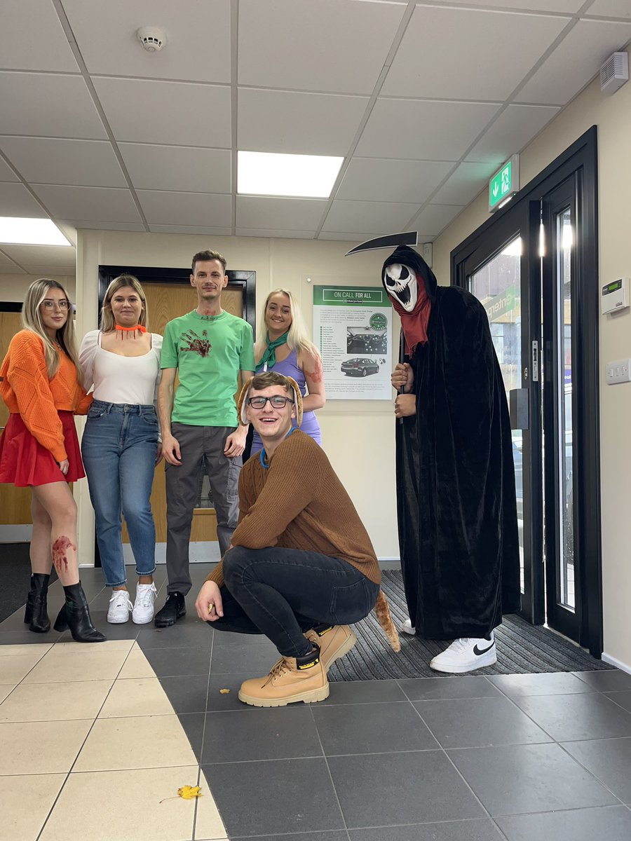 Ellie Davies (@ellie_a_davies) on Twitter photo 🎃HALLOWEEN AT U2J4🎃
The mystery gang
<a href="/georgiahodgesU2/">Georgia Mai Hodges</a> <a href="/KhalidUllahERAC/">Khalid Ullah</a>
<a href="/GSMERAC/">Guy Meredith</a> <a href="/SteveWrenU2/">Steve Wren</a> <a href="/Bswallow27/">Brian swallow</a> 🎃HALLOWEEN AT U2J4🎃
The mystery gang
<a href="/georgiahodgesU2/">Georgia Mai Hodges</a> <a href="/KhalidUllahERAC/">Khalid Ullah</a>
<a href="/GSMERAC/">Guy Meredith</a> <a href="/SteveWrenU2/">Steve Wren</a> <a href="/Bswallow27/">Brian swallow</a>