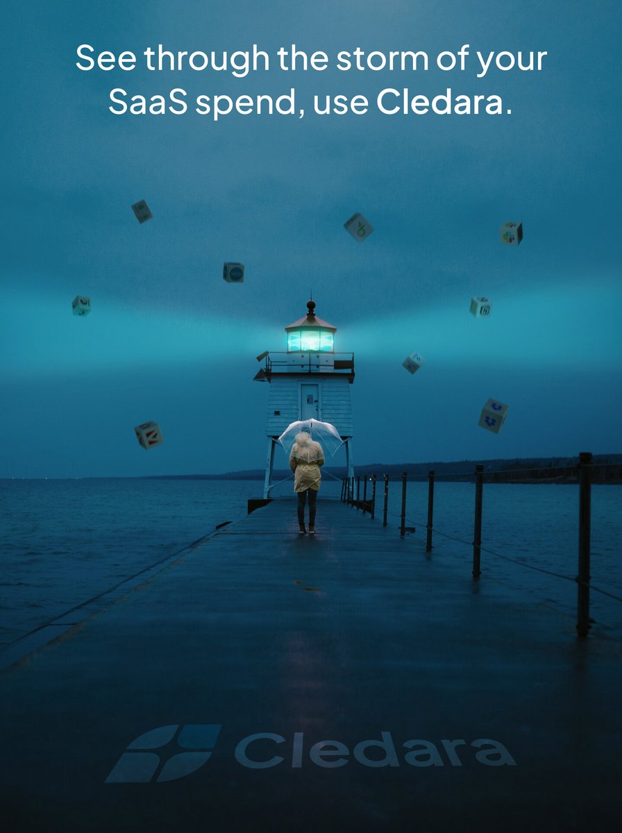 See the through the storm of your software. Get Cledara.  

cledara.com 

#SaaSManagement