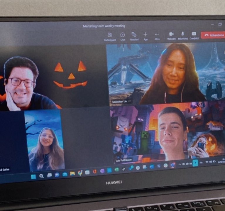 GambaroGaia's tweet photo. Happy #Halloween2022 from the @ZNConsulting marketing team living the #ZNLife 🎃 

Missing @liorakern who’s enjoying the sunny Rome🇮🇹

@DanielBartual @miaochun_lin https://t.co/jYHZTJj6hM