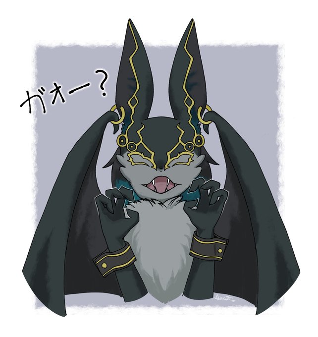 ハロウィンなのでコウモリシスターちゃんにガオーしてもらった  