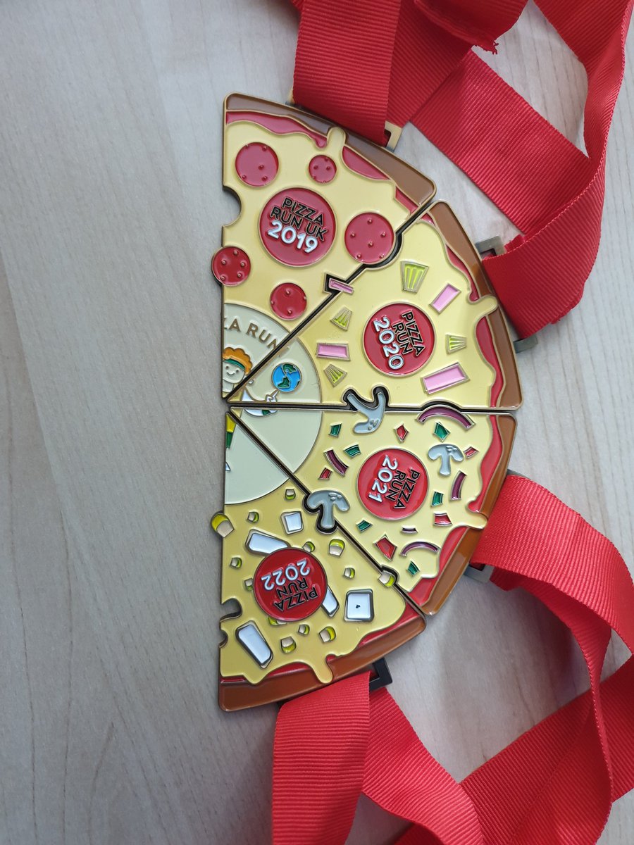 The only reason I've been running 5k every year since 2019... only 4 years to go! 
2019- Peperoni
2020- Hawaiian 
2021- Vegetable
2022- Chicken and Sweetcorn

<a href="/_Pizzarunner/">PIZZA RUN</a> #PizzaRun