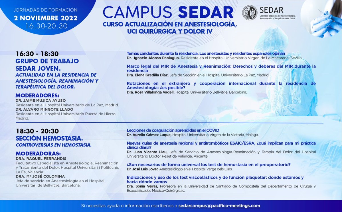 💥¡No te lo pierdas!

❓¿Qué opinamos sobre nuestra especialidad?

❓¿Qué responsabilidades tenemos y cuáles no durante la residencia?

❓¿Qué debo saber para hacer una rotación de cooperación internacional?

#CampusSedar #SedarJoven