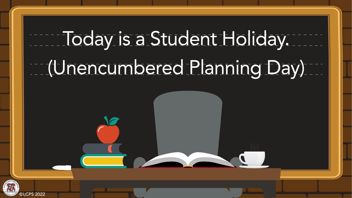 There are no classes for students today, Monday, October 31, and Tuesday, November 1, for Unencumbered Planning days.