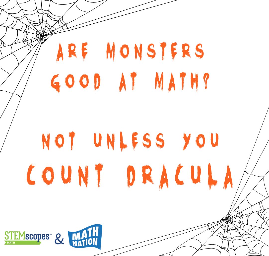 Happy Halloween from STEMscopes and Math Nation! 🎃 #STEM #Halloween #MathJokes