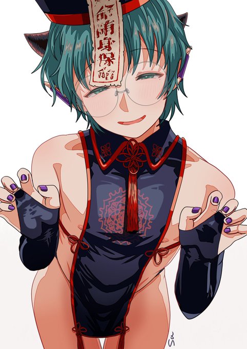 ハロウィンだからドスケベキョンシーせんぱい描いてたら公式ハロウィンがキョンシーでした………👼 
𝓱𝓪𝓹𝓹𝔂 𝓗𝓪𝓵𝓵𝓸𝔀𝓮𝓮𝓷❣️ 