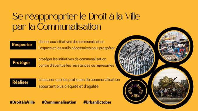 AssoalCameroun's tweet photo. #DroitàlaVille #Communalisation et #UrbanOctober @Right2CityGP
#assoal
Aujourd’hui c'est la Journée mondiale du Droit à la Ville! https://t.co/gRQXBrp3N0