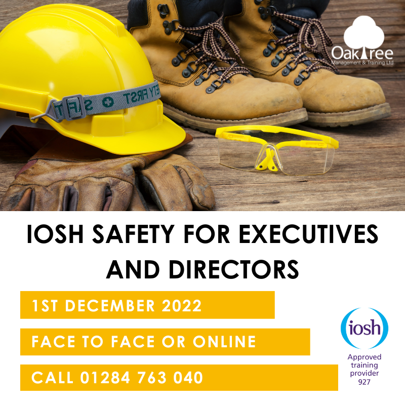 oaktreetraining's tweet photo. The @IOSH Safety for Executives and Directors course is essential for those in corporate positions looking to display exemplary understanding in health and safety.

Contact us today for more information! 

#iosh #training https://t.co/LXtz1gZ6d4
