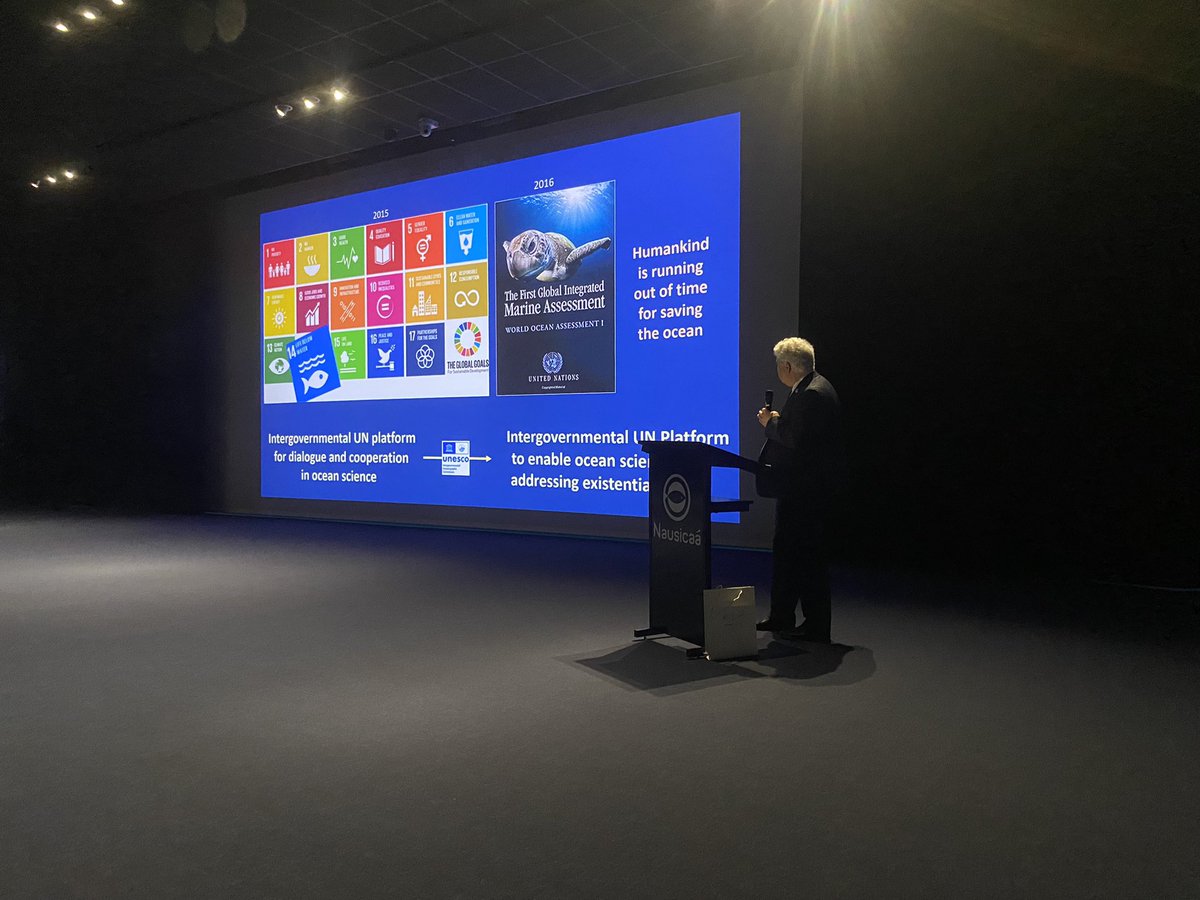 #IACNausicaa2022 Cérémonie d’ouverture du congrès International des Aquariums, avec les témoignages de personnalités engagées pour les Océans <a href="/fcuvillier/">Frédéric Cuvillier</a> <a href="/VallettePhilipp/">Vallette Philippe</a> <a href="/VSinkevicius/">Virginijus Sinkevičius</a>  @AlexisRosenfeld <a href="/chsirugue/">Christophe Sirugue</a>