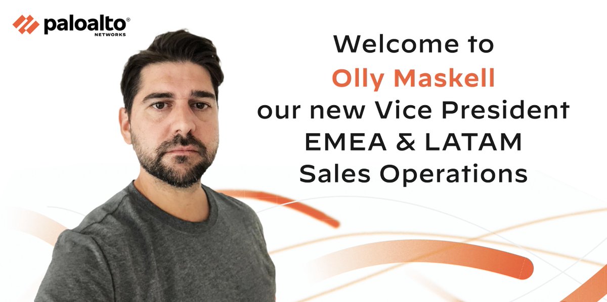 Helmut Reisinger (@helmreisinger) on Twitter photo I am delighted to announce that Olly Maskell has joined <a href="/PaloAltoNtwks/">Palo Alto Networks</a> , as our new Vice President, Sales Operations for EMEA & LATAM. #GoPaloAltoNetworks! I am delighted to announce that Olly Maskell has joined <a href="/PaloAltoNtwks/">Palo Alto Networks</a> , as our new Vice President, Sales Operations for EMEA & LATAM. #GoPaloAltoNetworks!