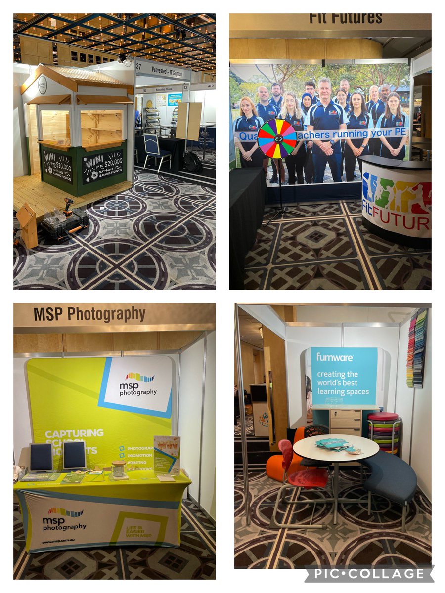 PPAConf23's tweet photo. The Education Expo is taking shape. Can’t wait to see you tomorrow! https://t.co/2btjhA5SSH