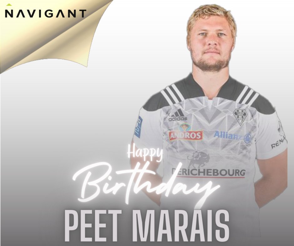  The Navigant team wishes Peet Marais a happy birthday and all the best for the future.  