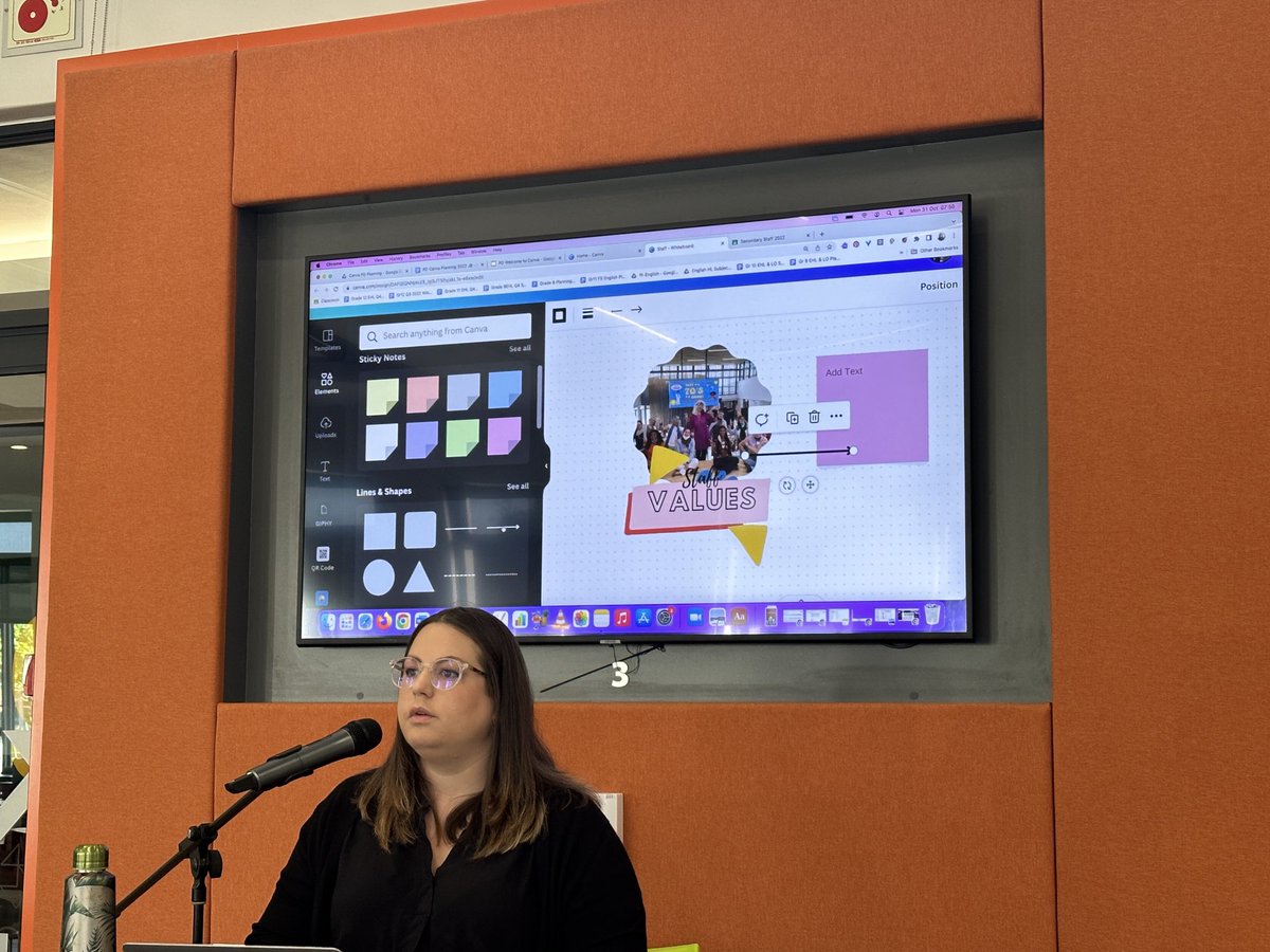 ⁦<a href="/canva/">Canva</a>⁩ Edu training today by Jess with our ⁦<a href="/ParklandsTweet/">Parklands College #ParklandsCollege</a>⁩ Secondary Staff. So great to share what works during PD sessions! Thank you Jess
