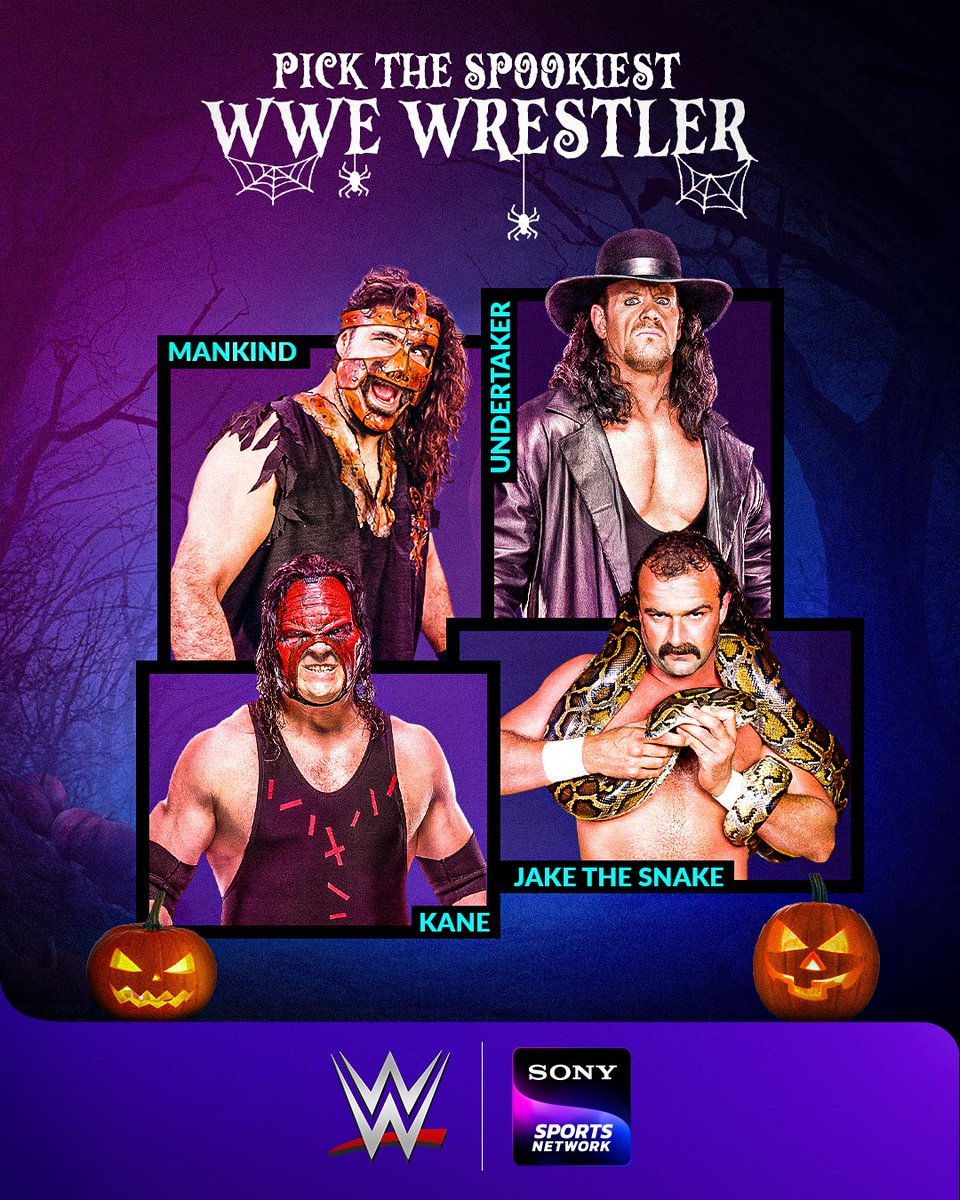 It is that time of the year again 🎃💀 Who do you think is the Sp👀kiest #WWE Superstar ever? Let us know in the comments section below.👇 #WWEIndia #Halloween