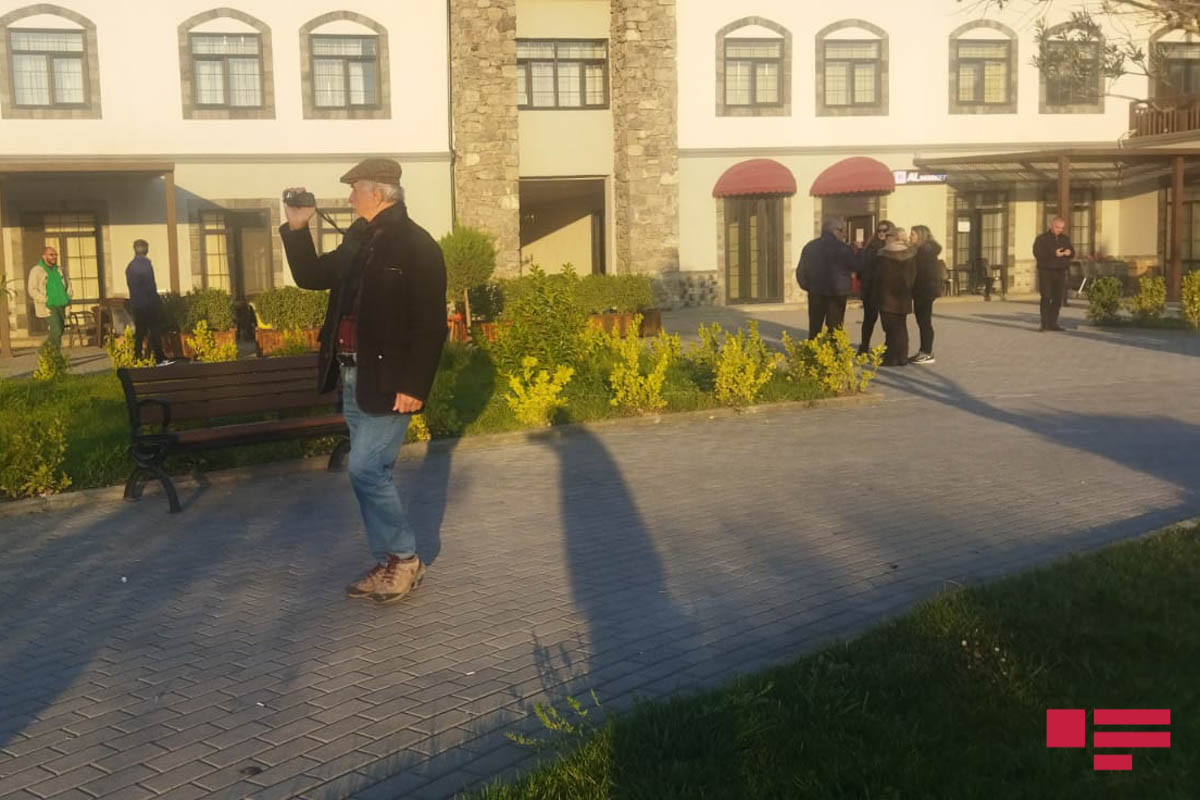AliyevaKh's tweet photo. The trip of 30 members of the Club of Turkish travelers to #Karabakh and #EastZangazur liberated from occupation continues. After the #Shusha, #Aghdam, #Kalbajar and #Lachin Turkish travelers visited #Agaly village of #Zangilan district on October 31. https://t.co/TP4MWjonI5