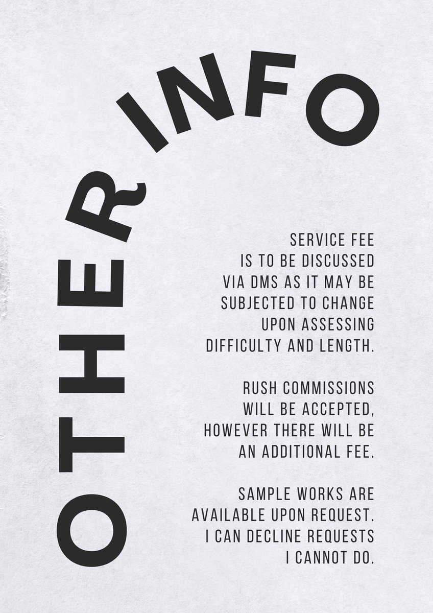 Hello commstwt!!! I'm back ulit!!! 

I'm open for editing n writing services! hehi u can dm me for inquiries! (o^▽^o)

RTs are appreciated! <3 

🏷 ph lf commissioner essays video edit presentation poster slogan infographics pasulat speech poems