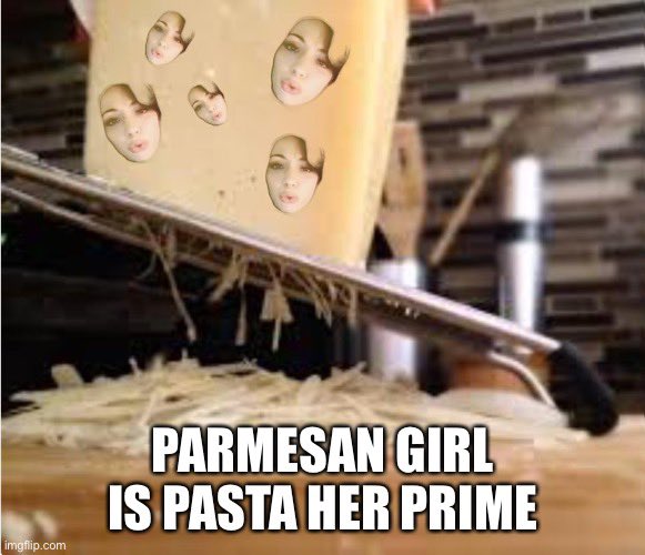 Parmesan girl blocked me. I just made all these memes! Please take and use with <a href="/partisangirl/">Syrian Girl</a> 😭