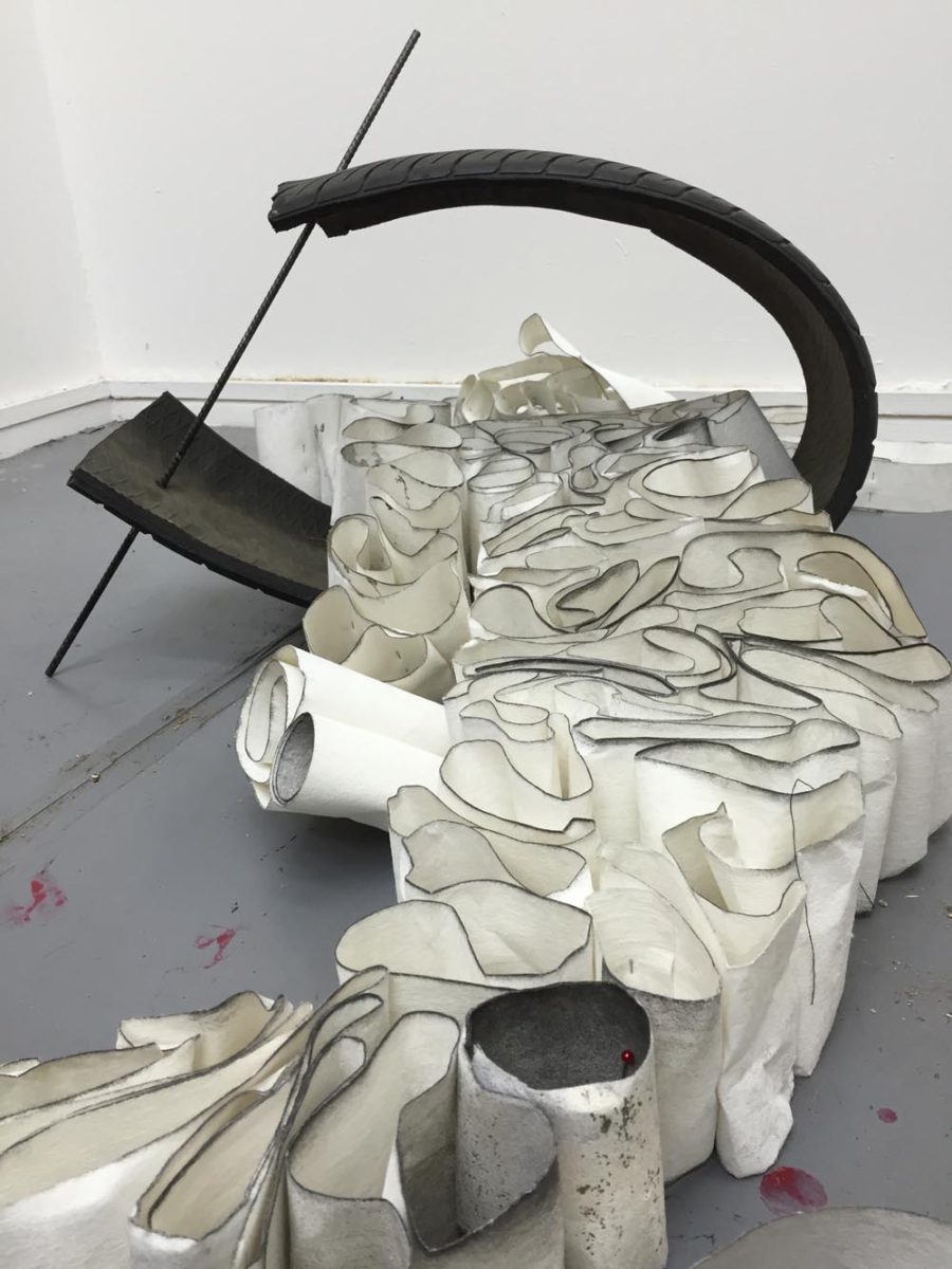 Our penultimate featured artist is MARIA WALKER @mariawalkerart 

Maria's work explores the human body and the experience of being human, using textiles and other media, which she selects for their innate tactility and flexibility.