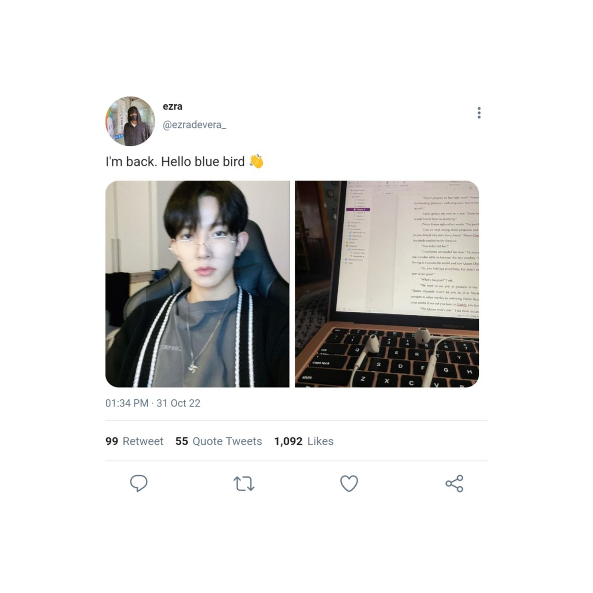 leehsdrafts_'s tweet image. — a #heesun au wherein... Sun (ksn) never expected that his long-time crush at ADMU, Ethan (lhs), and his favorite au author were the same person.