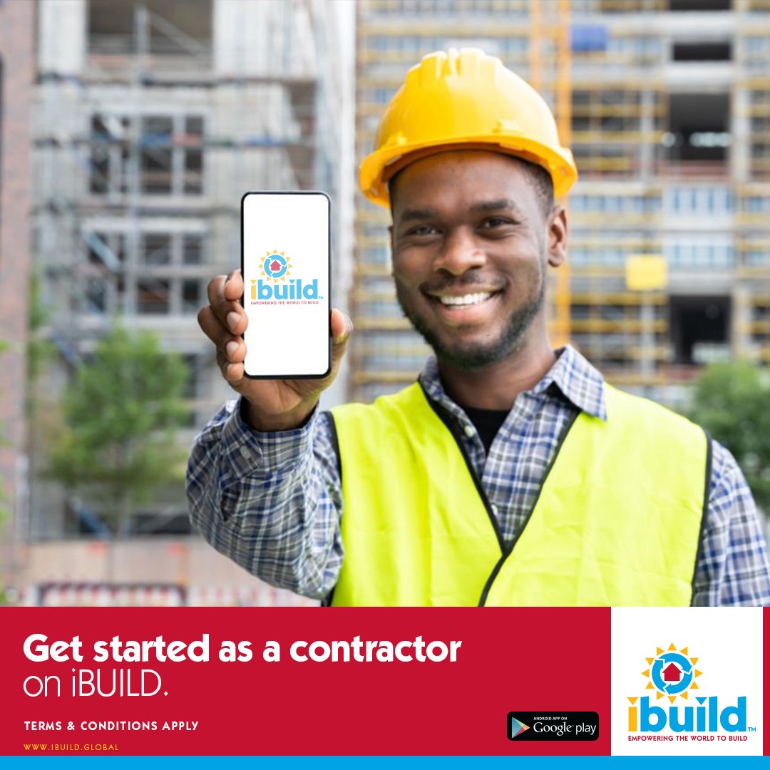 A client is looking for your skills on iBUILD. Download the app, create a profile and get started as a contractor on the platform.​

Download iBUILD today on playstore to get started: bit.ly/38nG8BQ​
#iBUILD #ConstructionProject #ConstructionManagement #Contractor