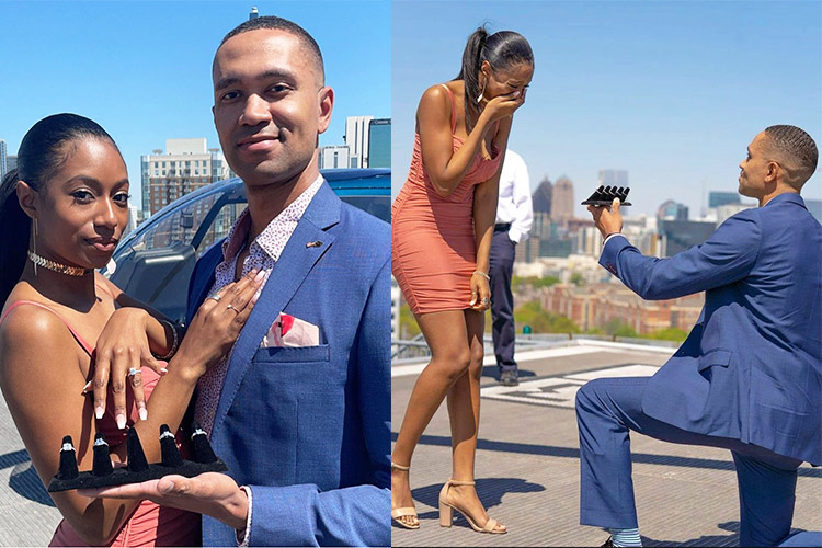 Kgothatso___'s tweet image. Bro gave her options, proposed with 5rings 🥺