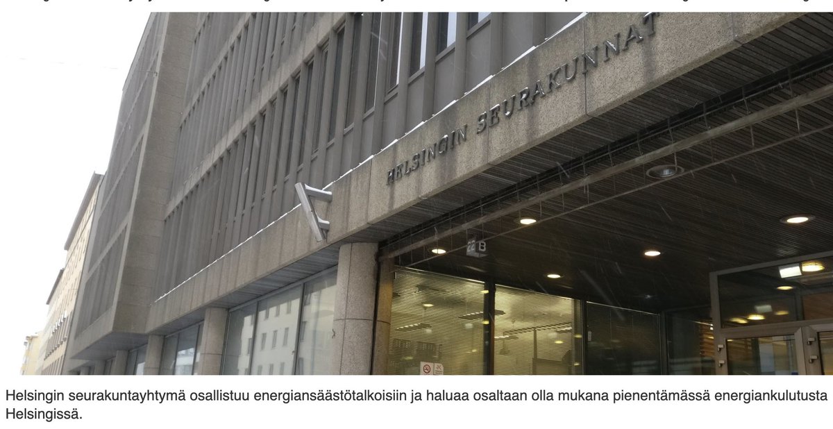 wastefeast's tweet photo. Helsingin seurakuntayhtymä
osallistuu energiansäästötalkoisiin – tavoitteena pienentää energiankulutusta yli 10
prosentilla
https://t.co/zRG70H1GWY  
#sähkö #sähkönsäästäminen #kirkkohelsingissä https://t.co/0APfCzKyCA