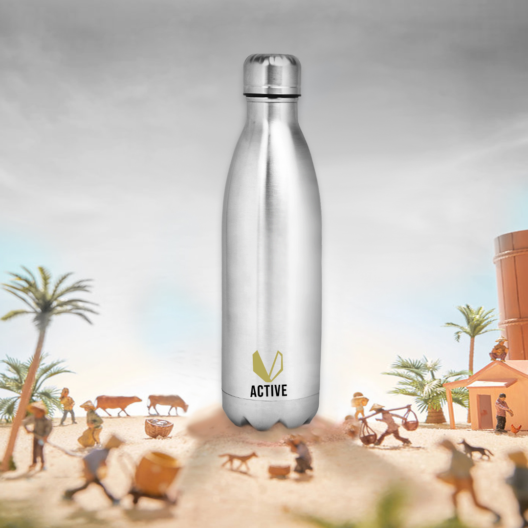 VActive keeps your hydrated with style🤩

#vactive #hydration #officehydration #stayhydrated #costeffective #bottle #gymbottle #sportsgear #trendingpost #everydaycollection #kitchenstorage #stainlesssteel #bottleforkids