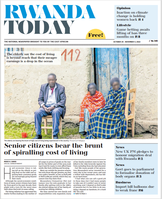 Rwanda Today (@rwandatoday) on Twitter photo In your <a href="/RwandaToday/">Rwanda Today</a> copy this week:
👉News New UK PM pledges to honour migration deal
with Rwanda
👉Business: Import bill balloons due to weak franc
👉EDITORIAL: Law seeking to formalise donation of body organs long overdue
Read more: epaper.nation.africa/product/the-ea… In your <a href="/RwandaToday/">Rwanda Today</a> copy this week:
👉News New UK PM pledges to honour migration deal
with Rwanda
👉Business: Import bill balloons due to weak franc
👉EDITORIAL: Law seeking to formalise donation of body organs long overdue
Read more: epaper.nation.africa/product/the-ea…