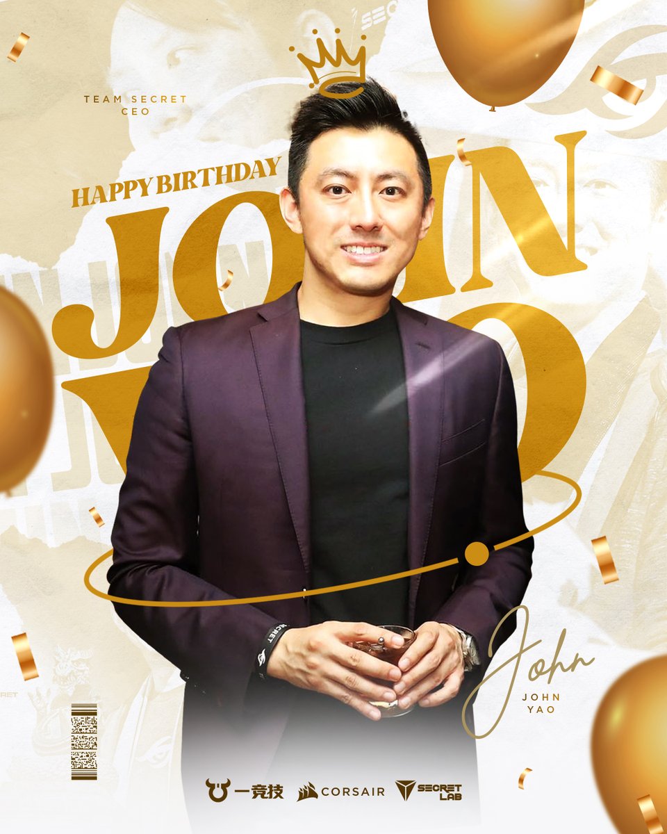 Happy birthday to the best CEO ever, boss John Yao 👑
