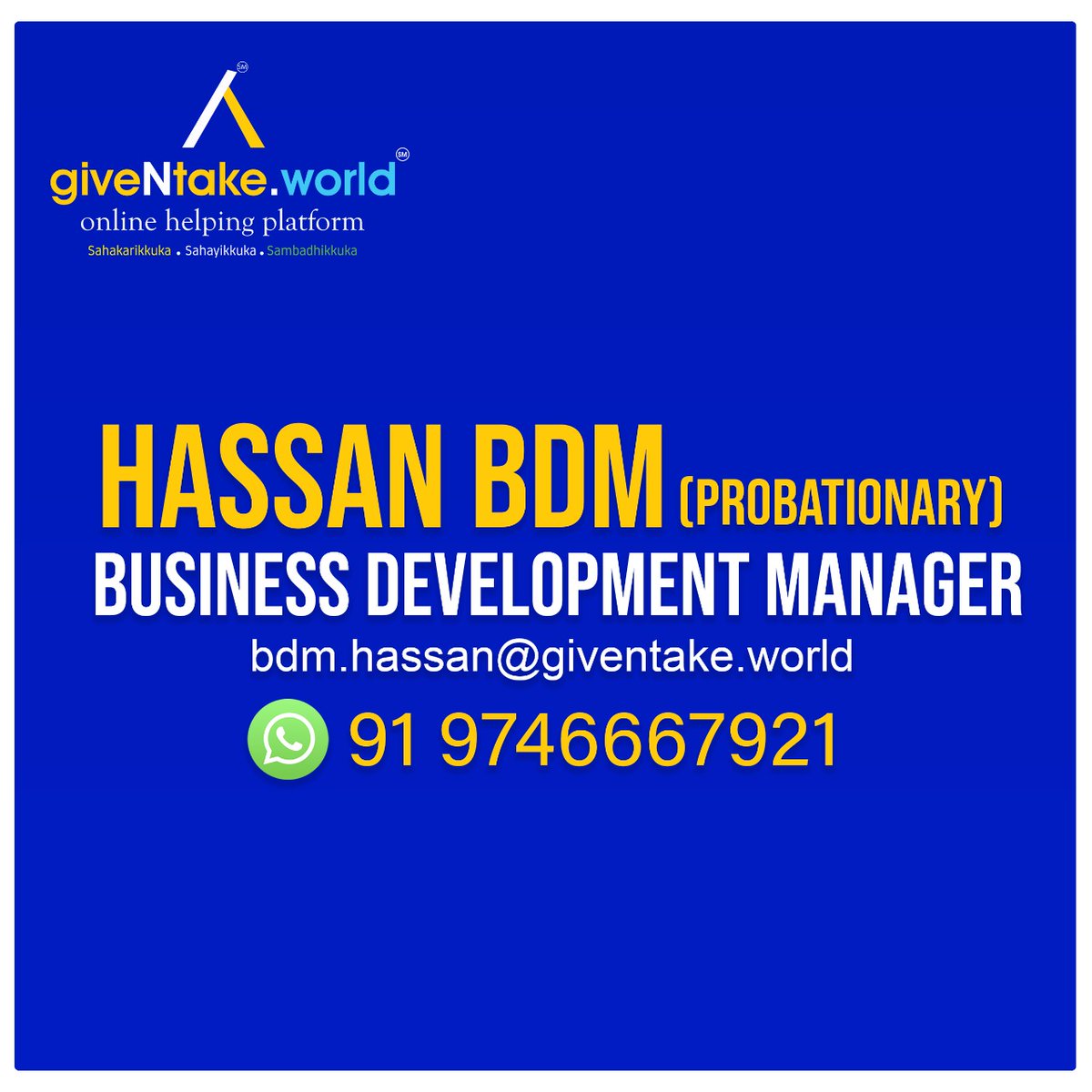 giventakeworld's tweet photo. https://t.co/4sj2Ao8Jw3 BDM contacts for your reference.
#BusinessDevelopmentManager #BDM #support #giveNtake
#giveNtake.world https://t.co/6EApuUfxhT