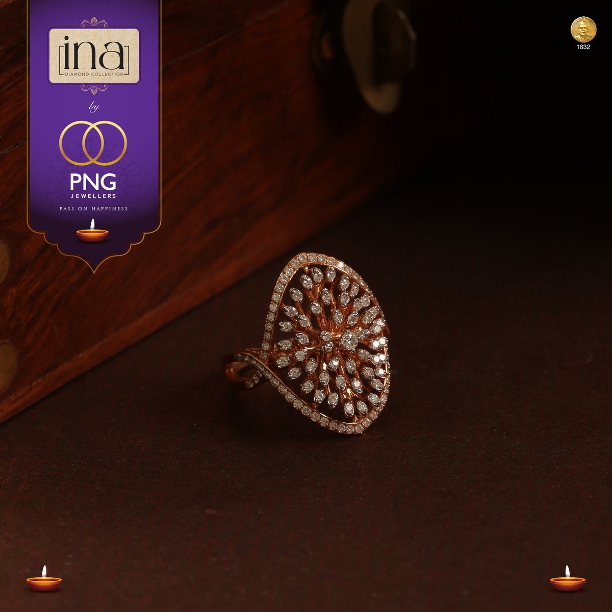 PNGJewellers's tweet photo. Shop for gold jewellery and get up to 25% Off on jewellery making charges and up to 100% Off on Diamond jewellery making charges.Visit your nearest PNG Jewellers store today or click here: https://t.co/W9F4GRGA4t .
*T&amp;C Apply
#InaCollection #KathaCollection #PNGJewellers https://t.co/wlPRLSr96K