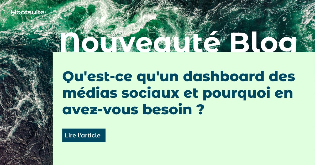 Un bon tableau de bord des médias sociaux doit centraliser tous tes comptes en un seul endroit et te donner des conseils pour accélérer ta croissance 📊 : ow.ly/k52850LnAvU