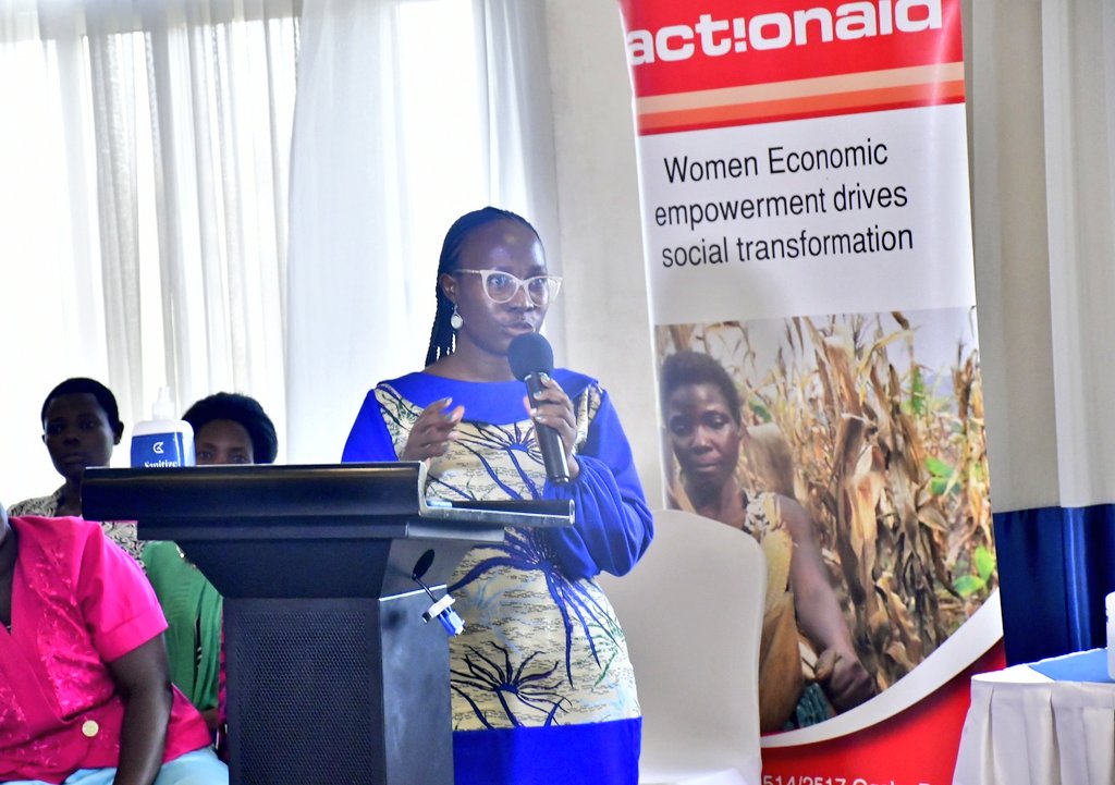 Ritah Nanyonga; "If you want to go fast, go alone, if you want to go far, go together. I am happy that as we celebrate the #WEE_UG project today, we have done it together as a coalition and in the 2 years, we have managed to touch and change the lives of women.