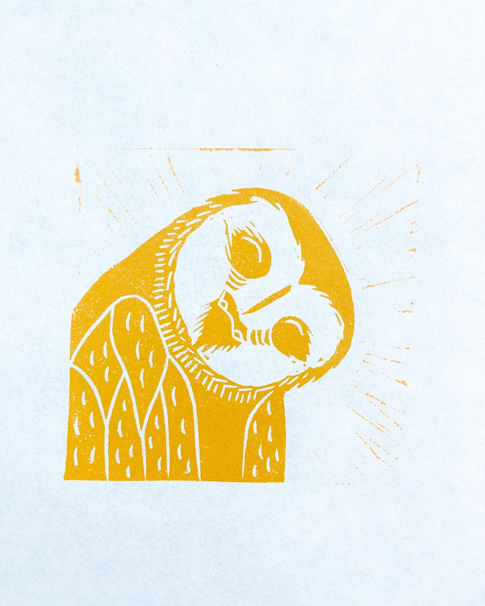 cathwardprints's tweet photo. Day 31 of #birdtober which is part of @inktober 31 day creative challenge  Barn Owl, he has been added to my @Etsy shop, more to be added soon #vulture #bird #linoprint #kidlit #childrensbookillustration #illustration #illustrationart #animalcharacter https://t.co/Mj2mC85vh9