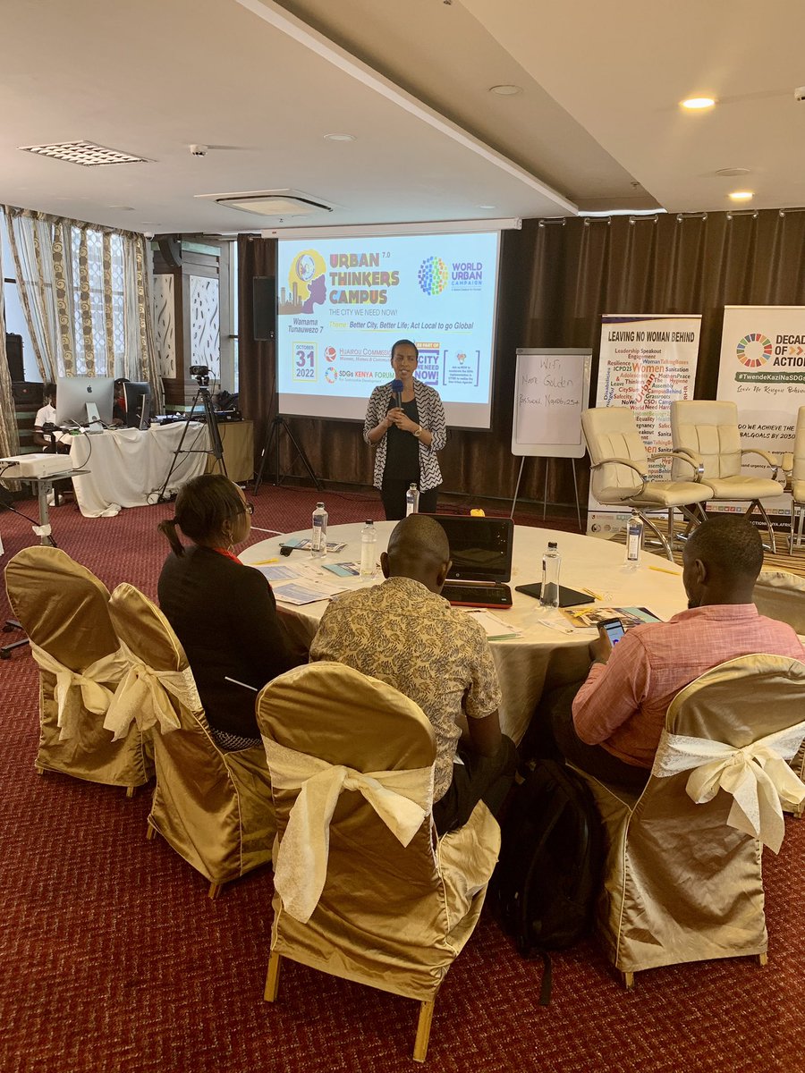 CSOs need to come together, collaborate and contribute to the National Processes. #LetsWalkTheTalk <a href="/syevuo/">Florence Syevuo</a> from <a href="/SDGsKenyaForum/">Coalition for Sustainable Development</a> 

#UTC2022
#Wamamatunauwezo7
#UrbanThinkersCampus 
#TheCityWeNeedNow