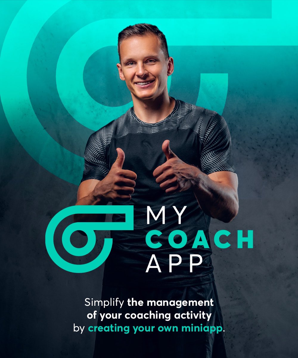 MovnApp's tweet photo. Simplify the management of your COACHING activity 🏋️‍♂️🧘🏻‍♀️📋

🔜 #MyCoachApp miniapp will be designed to improve the management of the daily tasks of each sports coach (personal trainer).

📲 Future miniapp only on movn® store

#playsports #coach https://t.co/yZGUCpZv0G
