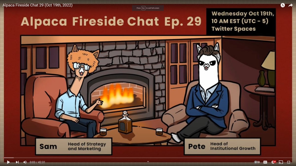AIpacaFinance_'s tweet photo. Our 29th Fireside Chat is online for viewing. We discussed:

#Aptos launch
#Cosmos comeback?
#Crypto enforcements: #DoKwon #FTX #yugalabs #3Arrows #Celsius
-Upcoming regulation
-#Stablecoin &amp; #ETH regulation
-Hacks on #Binance #Mangomarkets
-Alpaca Q&amp;A

 https://t.co/rNjYi2FFyv https://t.co/xUSzmYAlnf