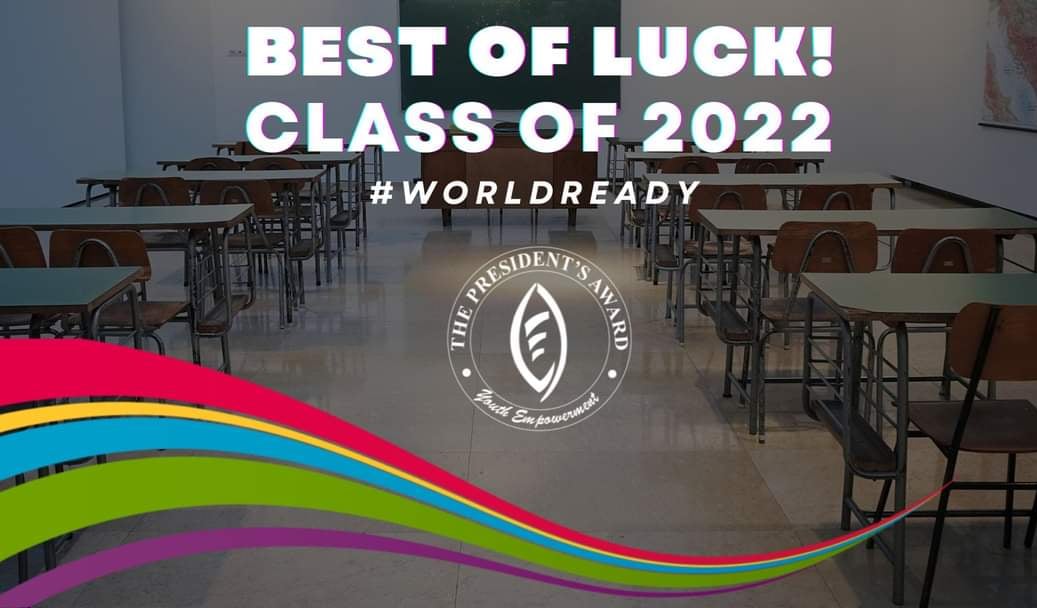 ThePresAwardSA's tweet image. Welcome to the finish line. You made it!

The President’s Award wishes the thousands of matriculants commencing with their final examinations courage, strength, hope and the best of luck!

#classof2022 #matric #matricexams #worldready #presidentsaward