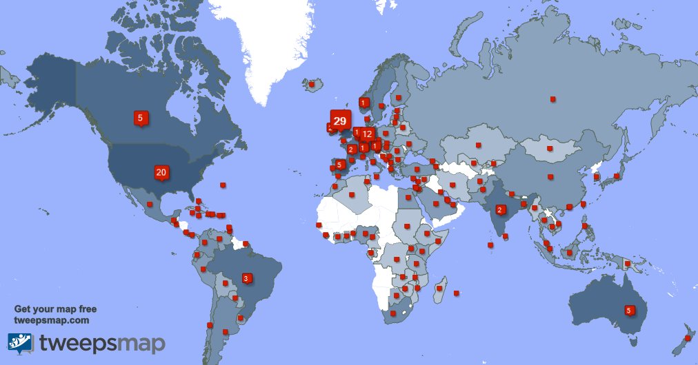 I have 28 new followers from Belgium 🇧🇪, and more last week. See tweepsmap.com/!EdzardErnst
