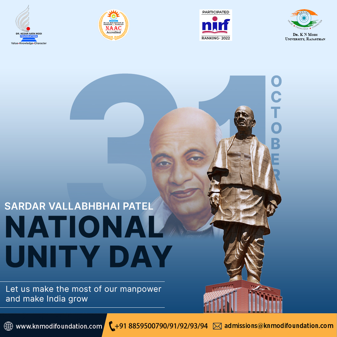 KNMFoundation's tweet photo. On this day of #national #pride and honour, we wish you many congratulations and hope that you #celebrate this day with your head held high and feel honoured to be a #citizen of this #nation. Happy #NationalUnityDay!
.
.
#drknmodifoundation #unity #UnityDay #country #SardarPatel https://t.co/NV2gwVL9Nw