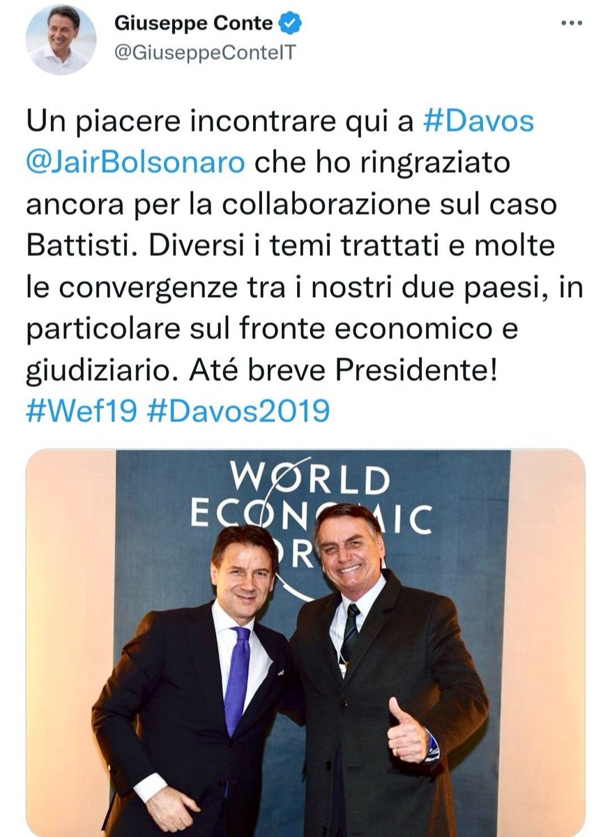 BentivogliMarco's tweet photo. @GiuseppeConteIT @LulaOficial E’ sempre lei Onorevole ? https://t.co/NRS1tMG7dX
