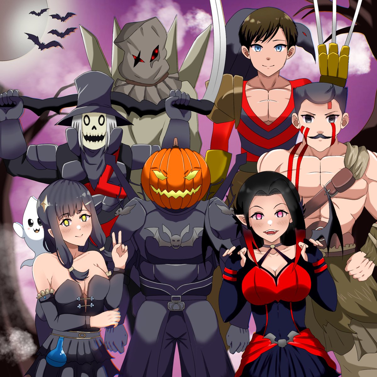 'Tis the night 🌕✨

The night of the graves delight and the warlocks at their play 🪦🪄

Bats fly, terror strikes and screams array🦇😱

 For tonight it's Halloween.. 😈👻🎃

From all of us in Memoria to you all, we hope you have a safe &amp; happy halloween! 🧡🖤