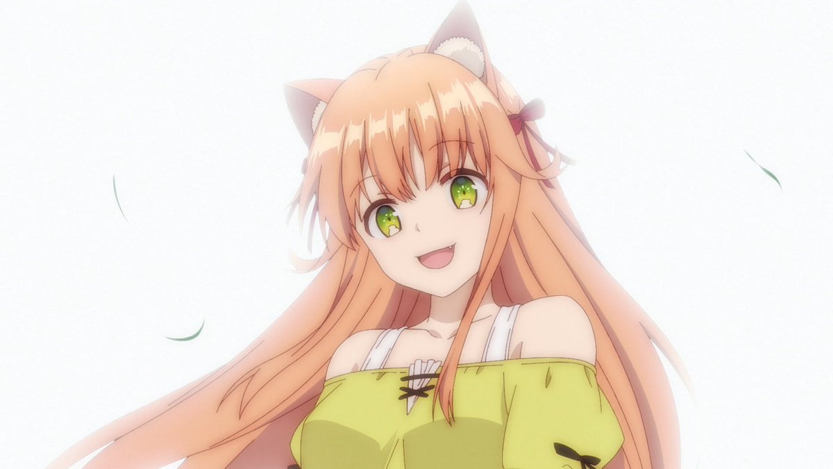 orangeotd's tweet image. the orange anime character of the day is kanade from beast tamer!